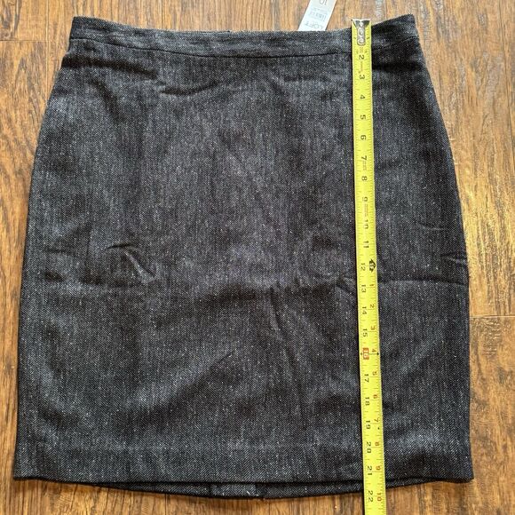 NWT Loft Pencil Skirt Womens Size 10 Brown Tweed Straight Lined NWT - Picture 12 of 12